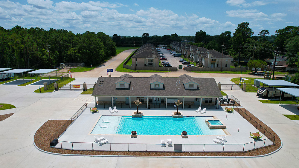 entrance gated rv resort clubhouse 1